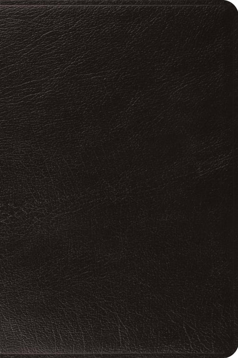 ESV Personal Size Reference Bible, Genuine Leather, Black