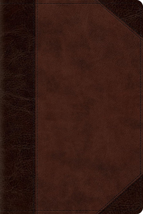 ESV Personal Size Reference Bible, Trutone, Brown/Walnut