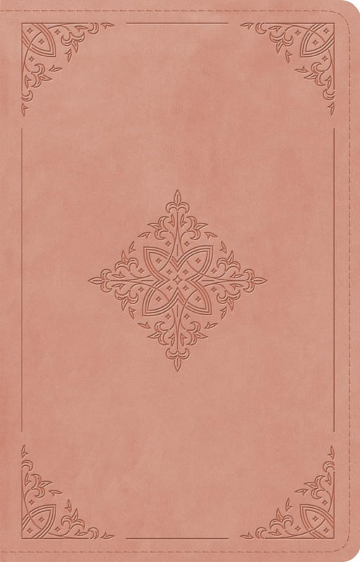 ESV Large Print Thinline Reference Bible, Blush Rose