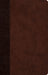 ESV Large Print Thinline Reference Bible, Brown/Walnut