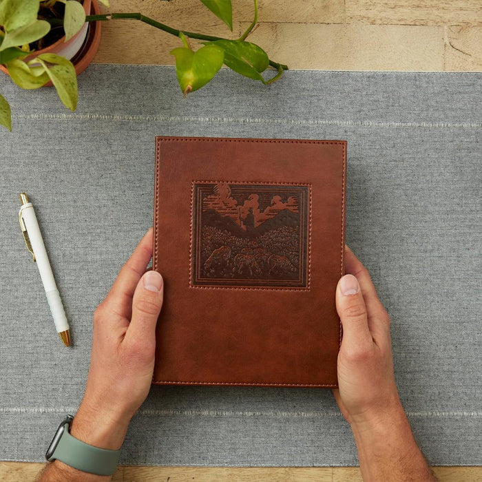 NKJV New Testament, Tracing Edition, Brown