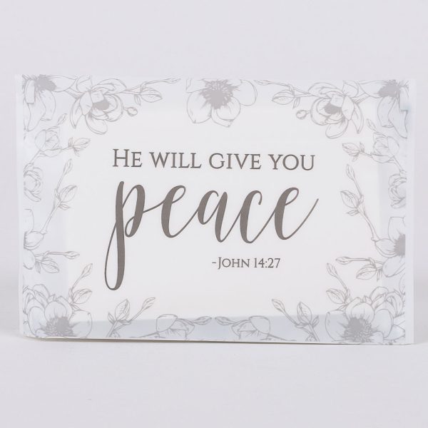 Tissues - He Will Give You Peace (Pack of 30)