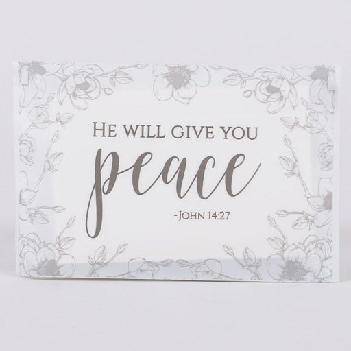 Tissues - He Will Give You Peace (Pack of 12)