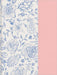 RVR 1960 Biblia De Apuntes, Rosa/ Azul Floral, Símil Piel