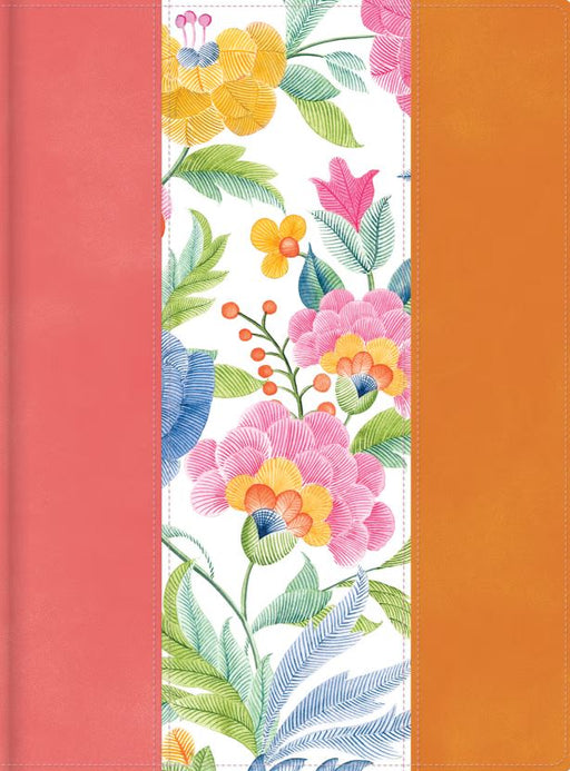 RVR 1960 Biblia De Apuntes Tamaño Personal, Rosa/ Naranja