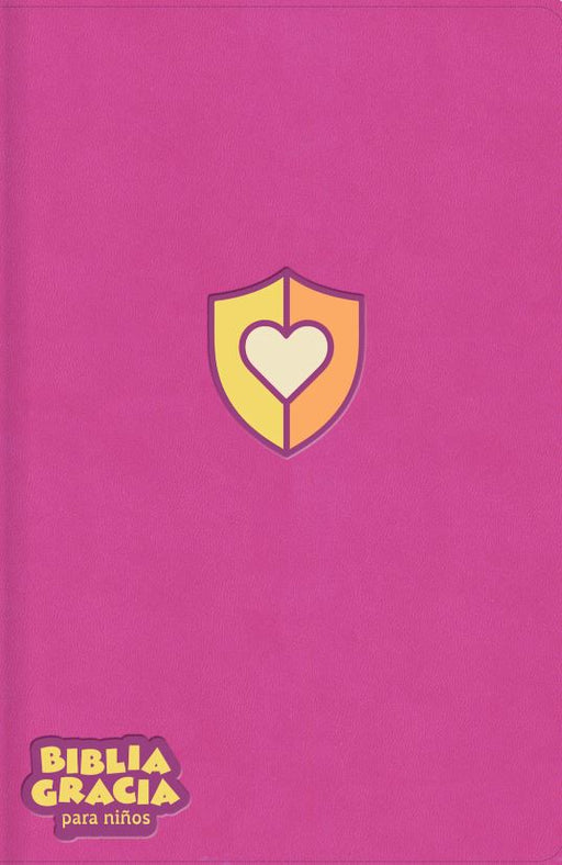 RVR 1960 Biblia Gracia Para Niños, Rosa, Símil Piel