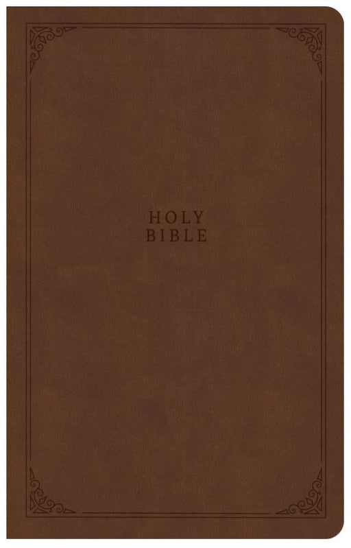 CSB Premium Gift Bible, Easy-to-Read Optimal Type, Brown