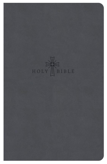 CSB Premium Gift Bible, Easy-to-Read Optimal Type, Charcoal