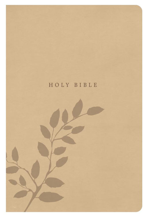 CSB Large Print Compact Reference Bible, Camel
