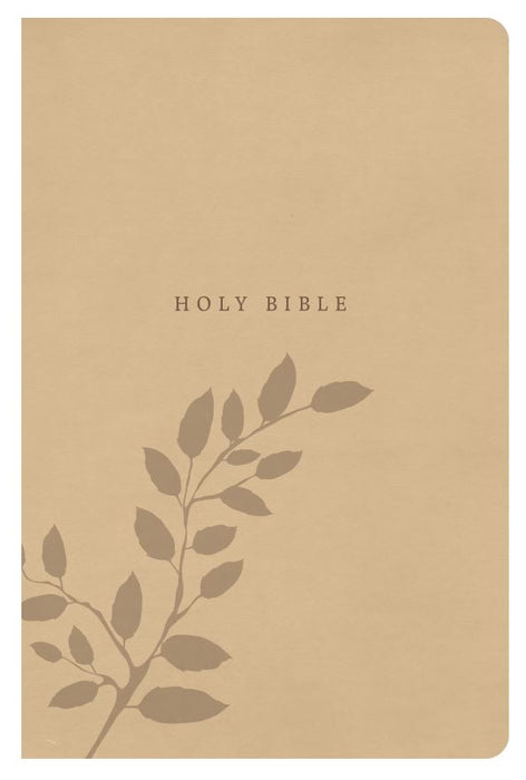 CSB Large Print Personal Size Reference Bible, Camel