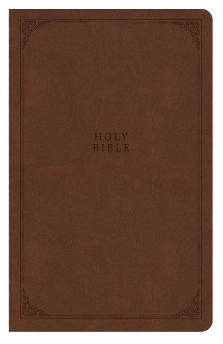 KJV Premium Gift Bible, Brown Leathertouch