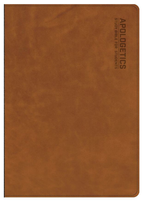 CSB Apologetics Study Bible For Students, Brown, Indexed