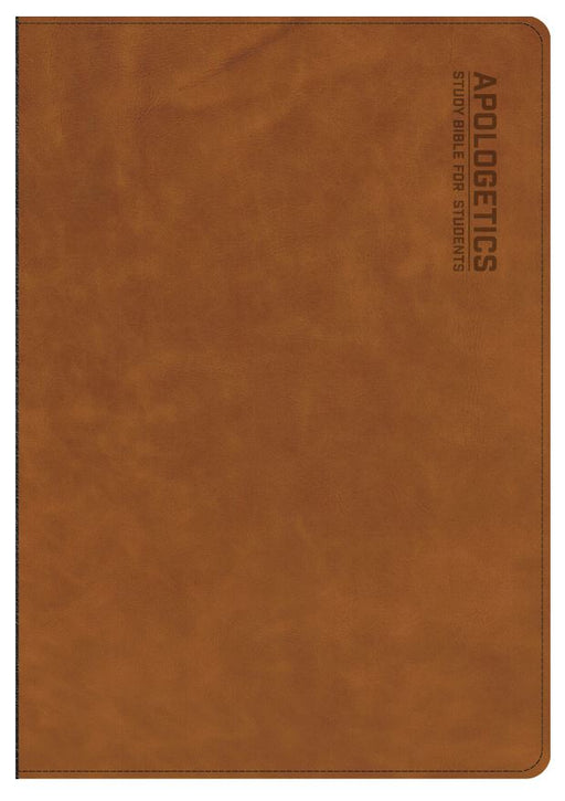 CSB Apologetics Study Bible For Students, Brown, Indexed
