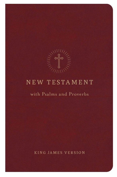 KJV Pocket New Testament with Psalms and Proverbs, Crimson L