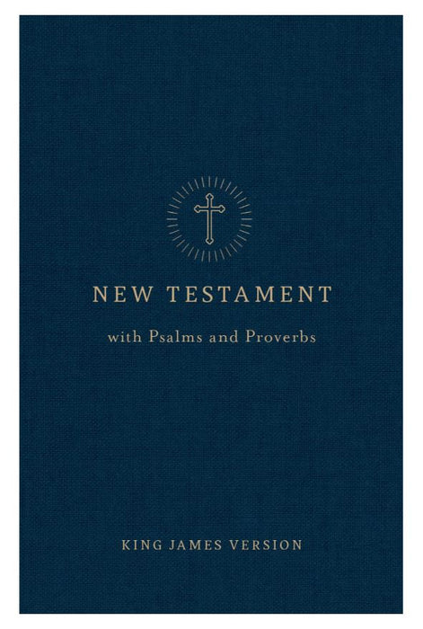KJV Pocket New Testament with Psalms and Proverbs, Navy