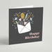 Happy Birthday Envelope Square Card