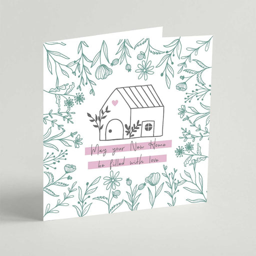 May Your New Home Be Filled With Love Square Card