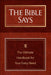 The Bible Says