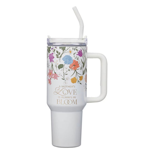Grace Wildflower 40 oz Stainless Steel Tumbler with Straw