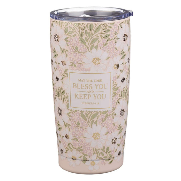 Bless and Keep You Stainless Steel Travel Tumbler