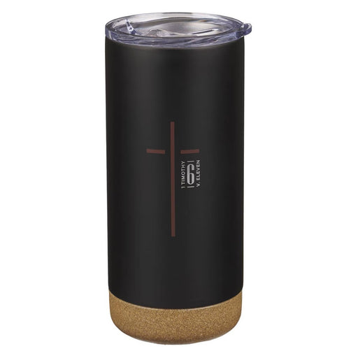Man of God Black Stainless Steel Tumbler