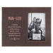 Man of God Brown Faux Leather Photo Frame