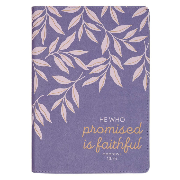 Faithful Promise Lavender Faux Leather Classic Journal