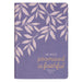 Faithful Promise Lavender Faux Leather Classic Journal