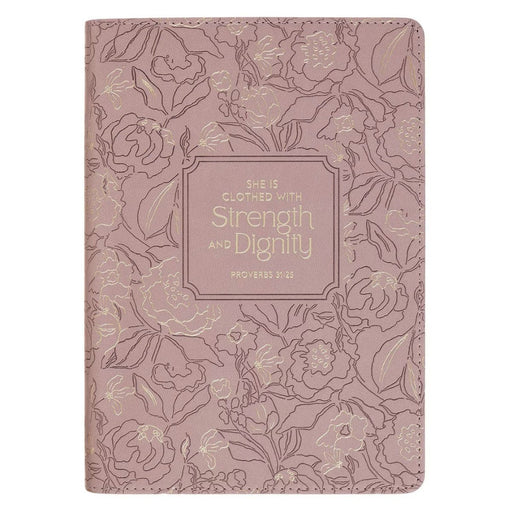 Strength and Dignity Dusty Faux Leather Classic Journal