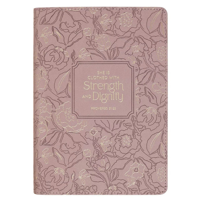 Strength and Dignity Dusty Faux Leather Classic Journal