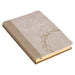 Amazing Grace Taupe Classic Faux Leather Journal