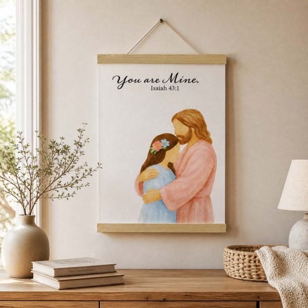 Christian Canvas Wall Art - You Are Mine Isaiah 43:1