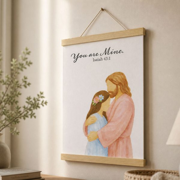 Christian Canvas Wall Art - You Are Mine Isaiah 43:1