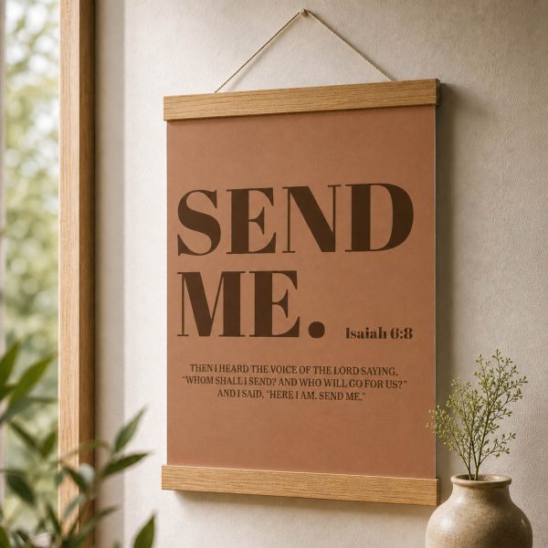 Christian Canvas Wall Art - Send Me Isaiah 6:8