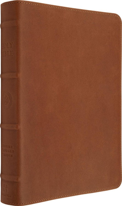 ESV Heirloom Bible, Gratia: Large Print, Tan Cowhide
