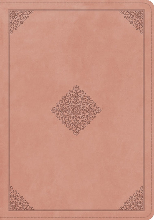 ESV Single Column Journaling Bible, Large Print, Blush