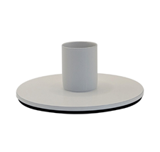 White Dinner Candle Holder