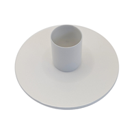 White Dinner Candle Holder