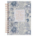 Trust In The Lord Blue Botanical Spiral Journal