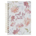 Walk By Faith Pink Cosmos Spiral Journal