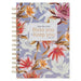 Trust Coral Floral Spiral Journal - Isaiah 40:31