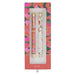 Trust In The Lord Coral Floral Pen Set - Proverbs 3:5