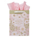 Bless And Keep You Blush Bloom Large Portrait Gift Bag