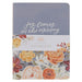 Joy And Grace Peach And Blue Floral Medium Notebook Set