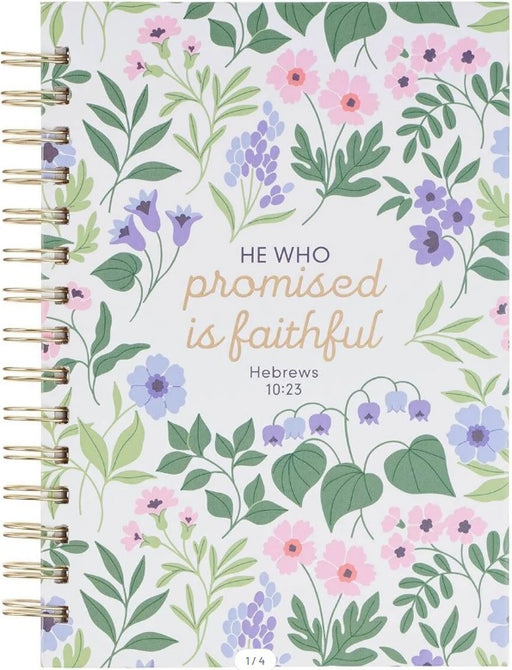 Inspirational Journal, He Who Promised Wide Ruled Notebook