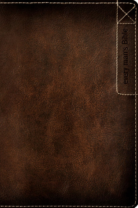 NLT Every Man's Bible, Deluxe Explorer Edition, Brown
