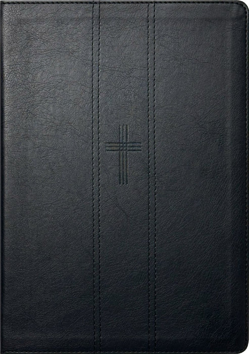 NLT Every Man's Bible, Large Print, Black