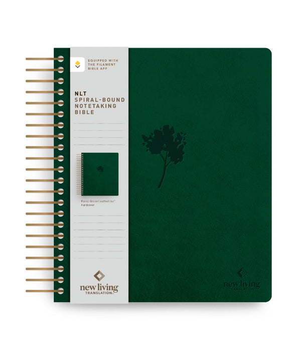 NLT Spiral-Bound Notetaking Bible, Filament Enabled