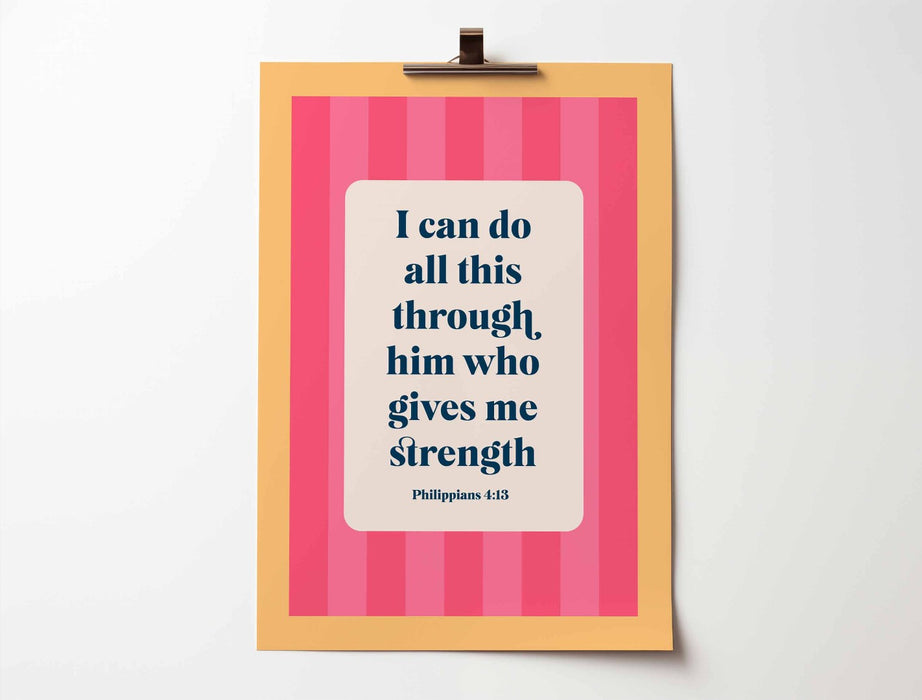 Philippians 4:3 - I Can Do All This Through Him Who Gives Me