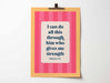 Philippians 4:3 - I Can Do All This Through Him Who Gives Me